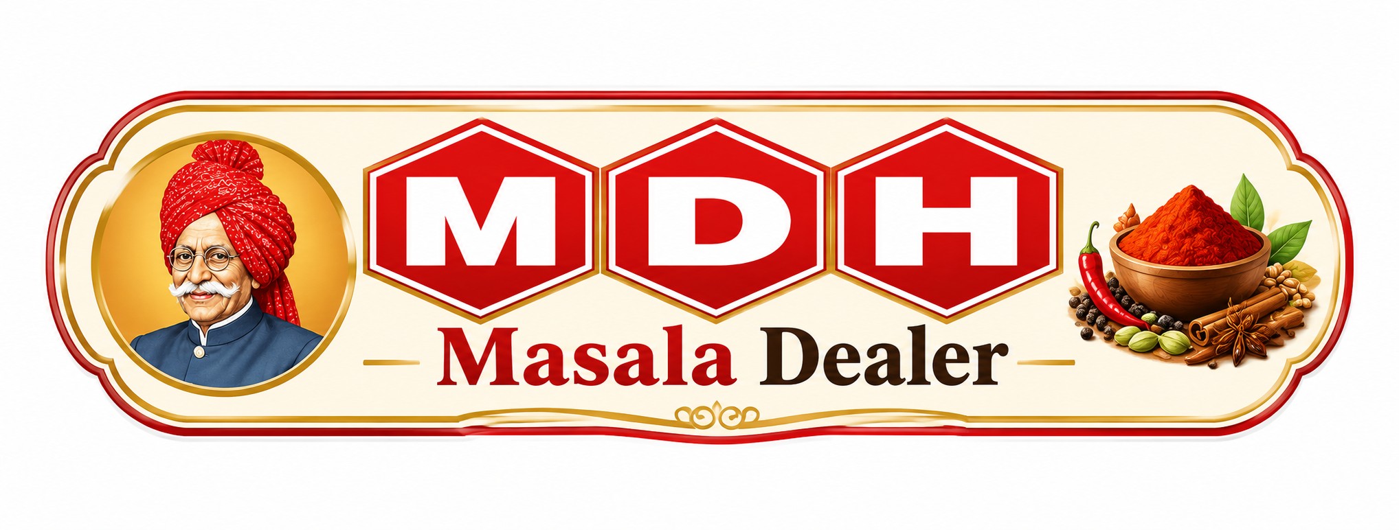 MDH Masala Dealer Logo